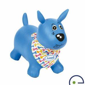 Mi perro saltarín azul