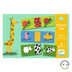 Educativos Puzzle Trío Animales desnudos