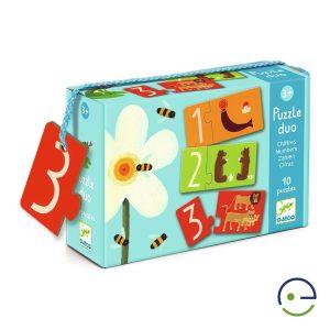 Puzzle duo números